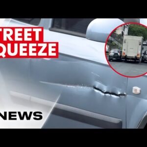 Brazen truck driver hits three parked cars in Kelvin Grove | 7NEWS