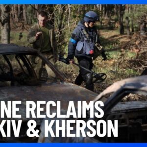 Ukraine Reclaims Towns From Russia In Kharkiv And Kherson Regions | 10 News First