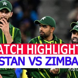 Pakistan Vs Zimbabwe T20 World Match Higlights 2022 | Pak Vs Zim | Highlights