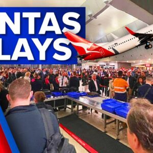 Security breach at Melbourne Qantas terminal caused by 'forgetful passenger' | 9 News Australia