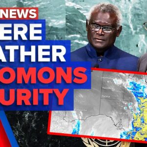 Weather system smashing Sydney, Solomon Islands PM visits Australia | 9 News Australia