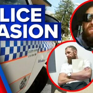 Man's dangerous and desperate escape from police | 9 News Australia