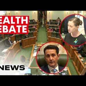 Queensland's health crisis sparks heated debate in parliament | 7NEWS