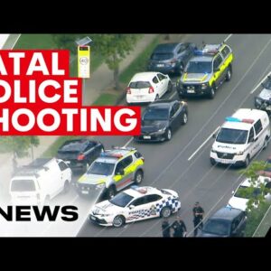 Man shot dead by police in front of shocked witnesses at South Brisbane | 7NEWS