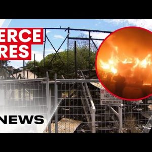 Elderly woman dies after fire rips through Toowoomba unit | 7NEWS