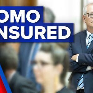 Historic censure motion against Scott Morrison passed by MPs | 9 News Australia