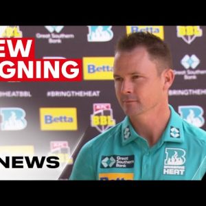 Colin Munro joins the Brisbane Heat for BBL|12 | 7NEWS