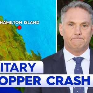 Australian military helicopter crash in Queensland | 9 News Australia