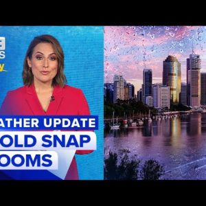 Brutal cold snap to send temperatures plummeting | 9 News Australia