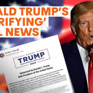 Donald Trump announces 'horrifying' legal news