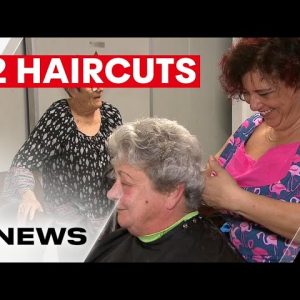 Meet the hairdressers offering $2 haircuts to Queenslanders doing it tough | 7NEWS