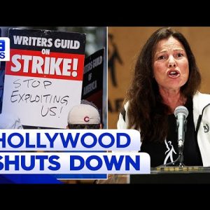 Hollywood shuts down as actors and writers strike | 9 News Australia