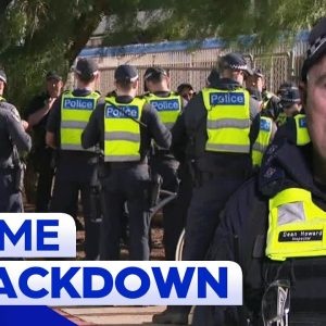 Police sniffing out weapons and drugs in fight against youth crime | 9 News Australia