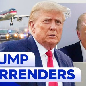 Donald Trump's historic surrender to jail: How it unfolded and what’s next | 9 News Australia