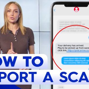 Explained: How to report a text message scam | 9 News Australia