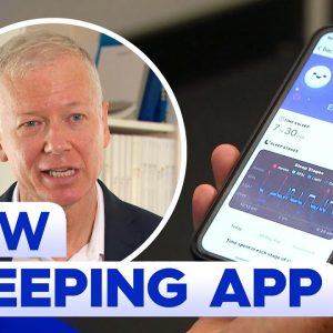 New sleep app being tested on people with insomnia | 9 News Australia