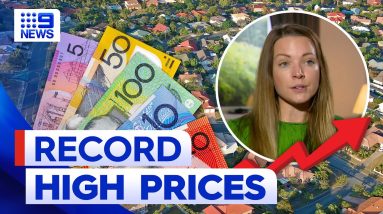 Brisbane homes and units reach record high prices | 9 News Australia
