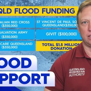 Queensland government announces $1.5 million donation for flood support | 9 News Australia