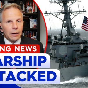 Pentagon says US warship attacked in Red Sea | 9 News Australia