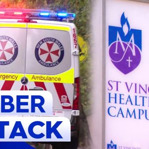 St Vincent’s Health data compromised in cyber attack | 9 News Australia