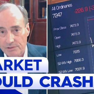US economist predicting a major market crash for 2024 | 9 News Australia