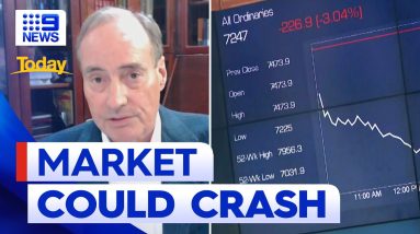 US economist predicting a major market crash for 2024 | 9 News Australia
