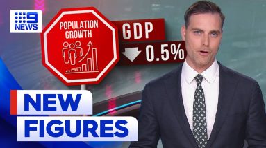 New figures show the Australian economy is slowing fast | 9 News Australia