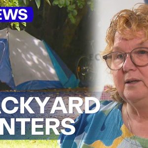 Queenslanders renting in people’s backyard amidst housing crisis | 9 News Australia