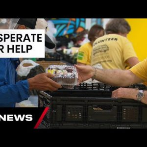 Australians turn to charities to feed families as food prices continue to climb | 7 News Australia