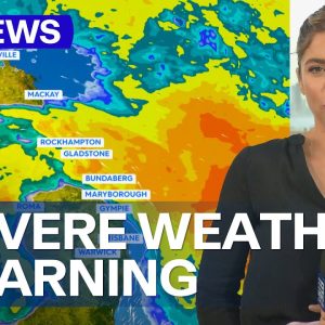 More heavy rain forecast to drench Far North Queensland | 9 News Australia