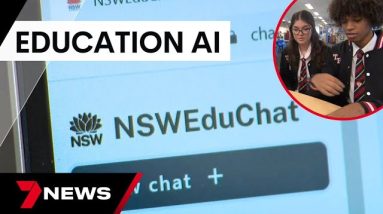 New artificial intelligence rolling out in NSW schools | 7 News Australia