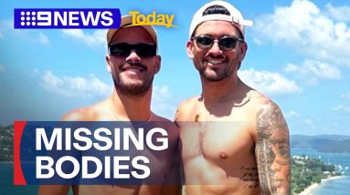 Desperate search for bodies of Jesse Baird and Luke Davies | 9 News Australia