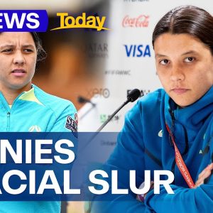 Matildas star Sam Kerr denies racial slur towards police officer | 9 News Australia