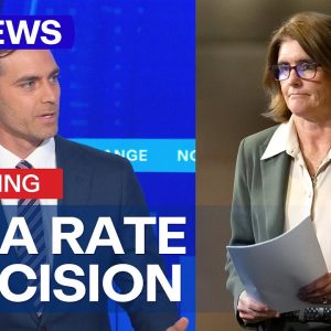 RBA leaves interest rates on hold | 9 News Australia