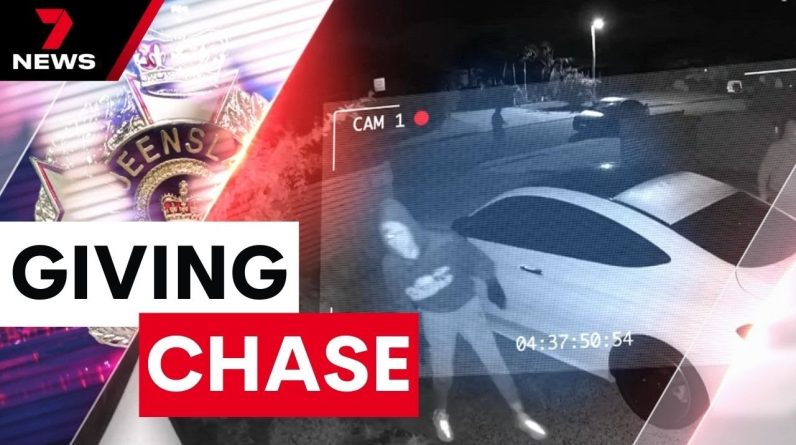 A Bayside home owner gives chase to would-be car thieves | 7 News Australia