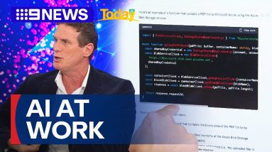 Data reveals over 80 per cent of Australian use AI at work | 9 News Australia