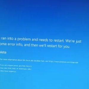 Blue Screen Of Death